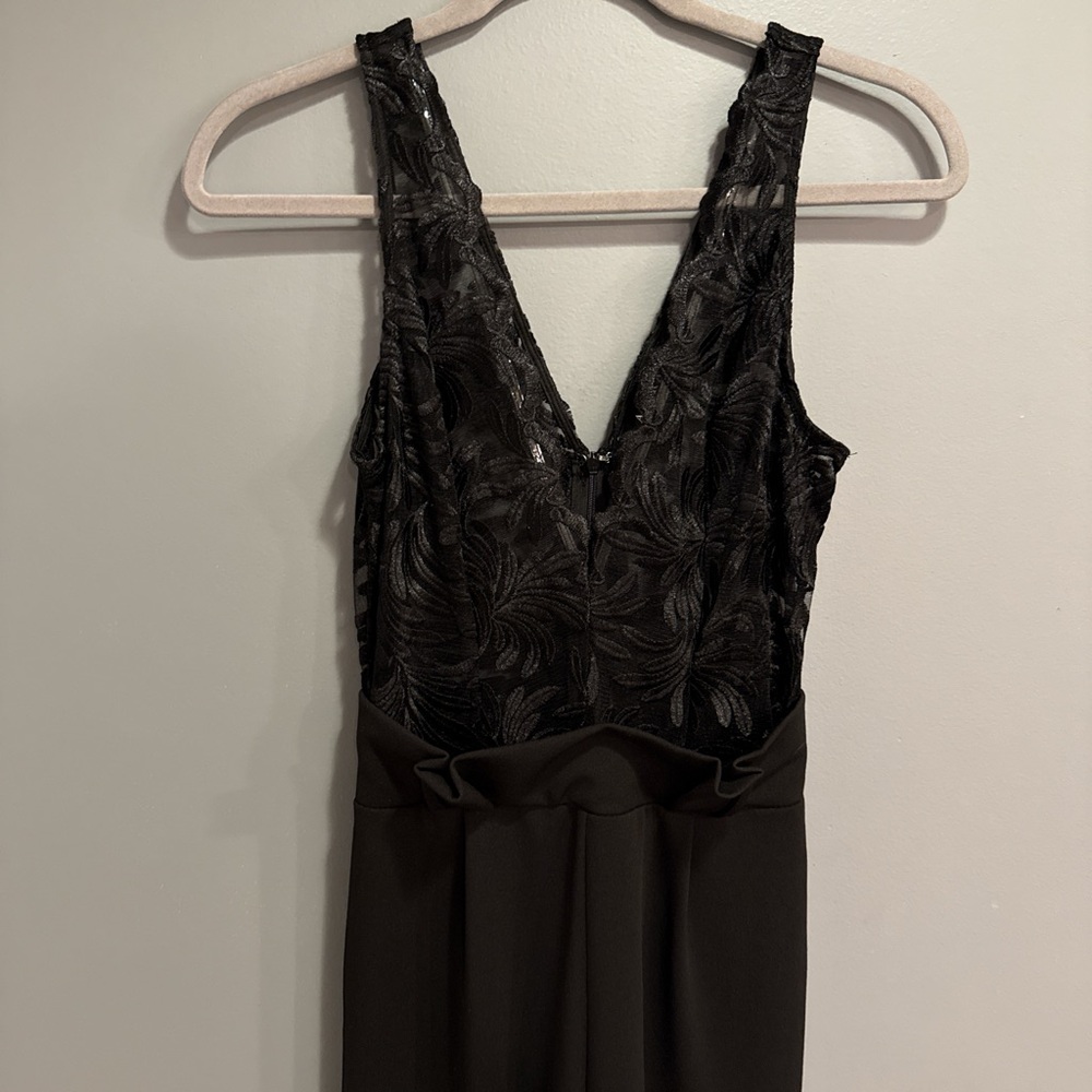 AKIRA Black Lace Jumpsuit